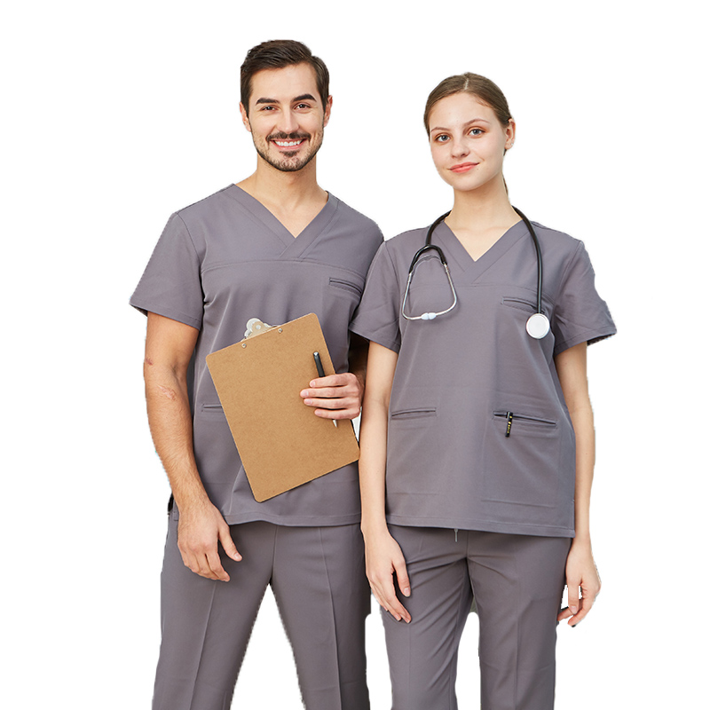 Hoge kwaliteit 4-weg stretch verpleegster scrub sets spandex uniform groothandel